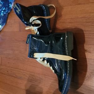 Size 8 Patent leather Doc Marten boots